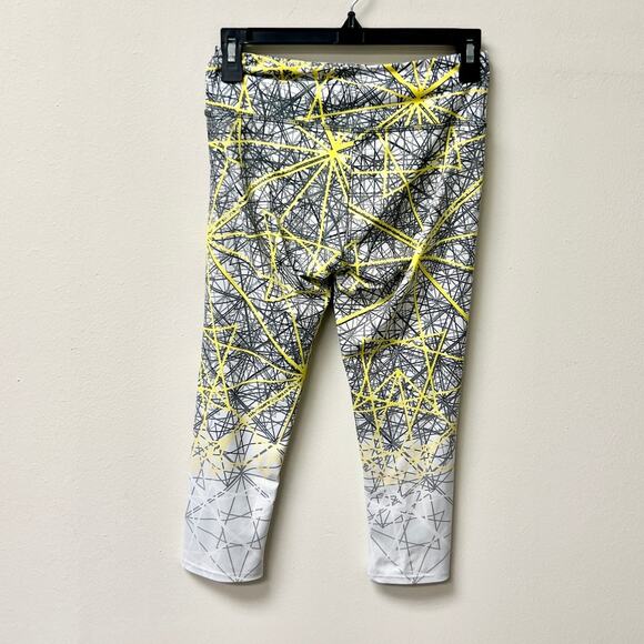 SoulCycle Spoke Pattern High Rise 3/4 Length Leggings White Multi Women's XS - Picture 5 of 5